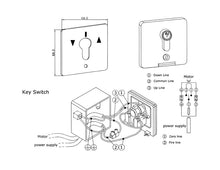 Load image into Gallery viewer, roll shutter switch wiring diagram